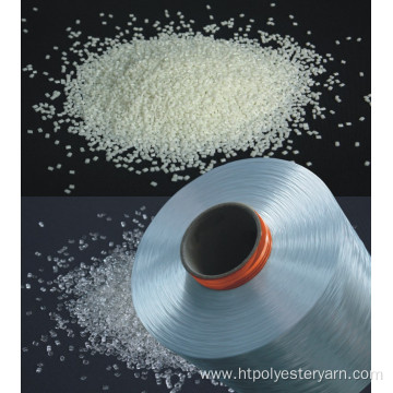 adhesive activated polyester low shrinkage yarn